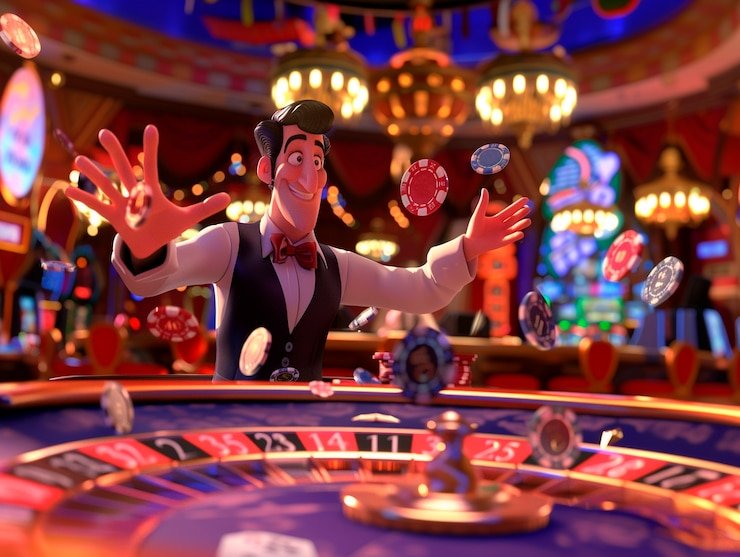 Baccarat betting interface on rusa slot